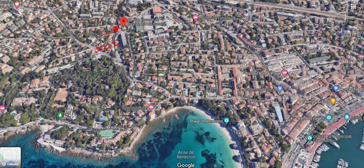 T2 30 M2 Avec Jardin Proche Des Plages Bandol Exteriér fotografie